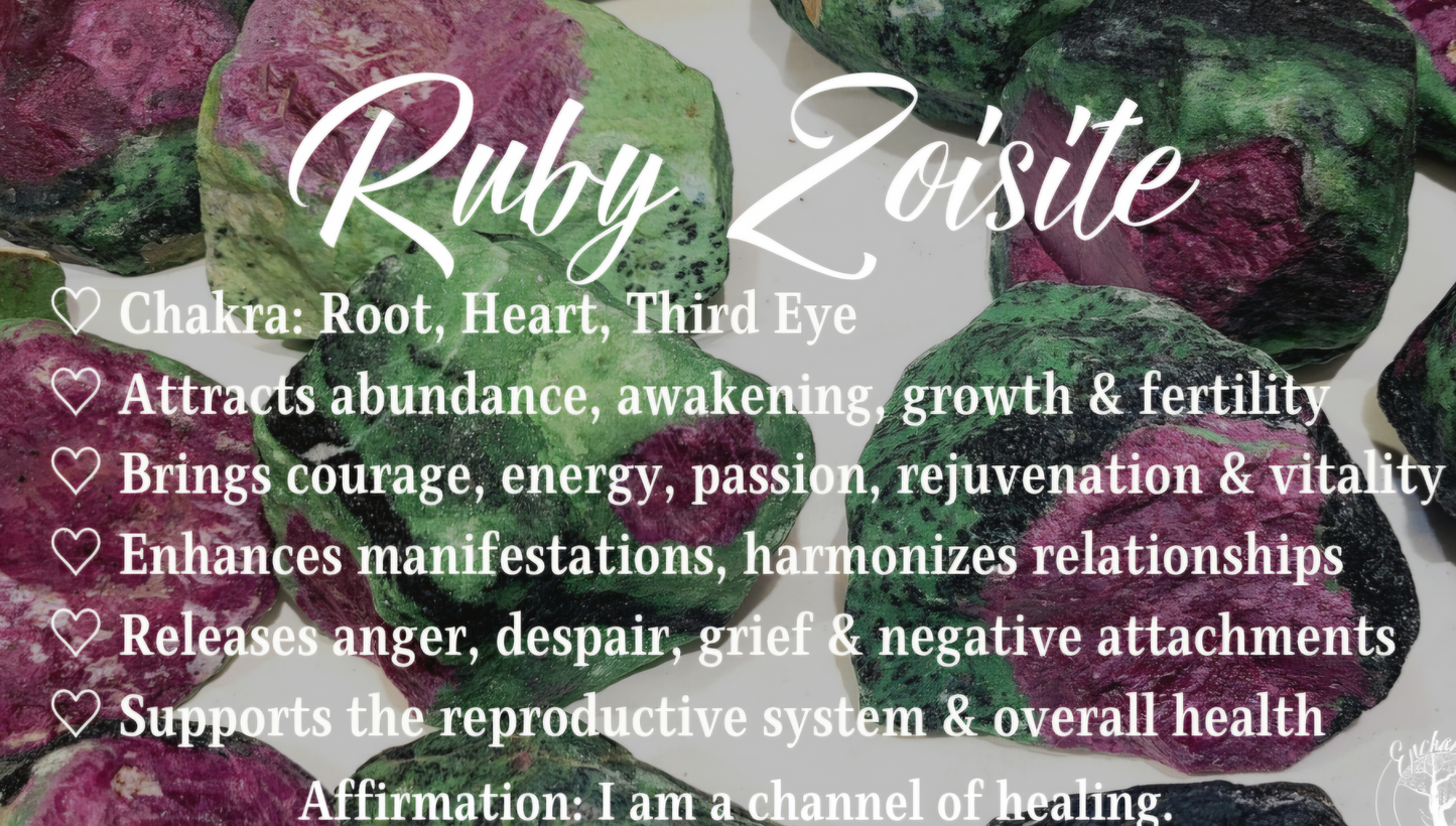 Ruby Zoisite Healed Heart