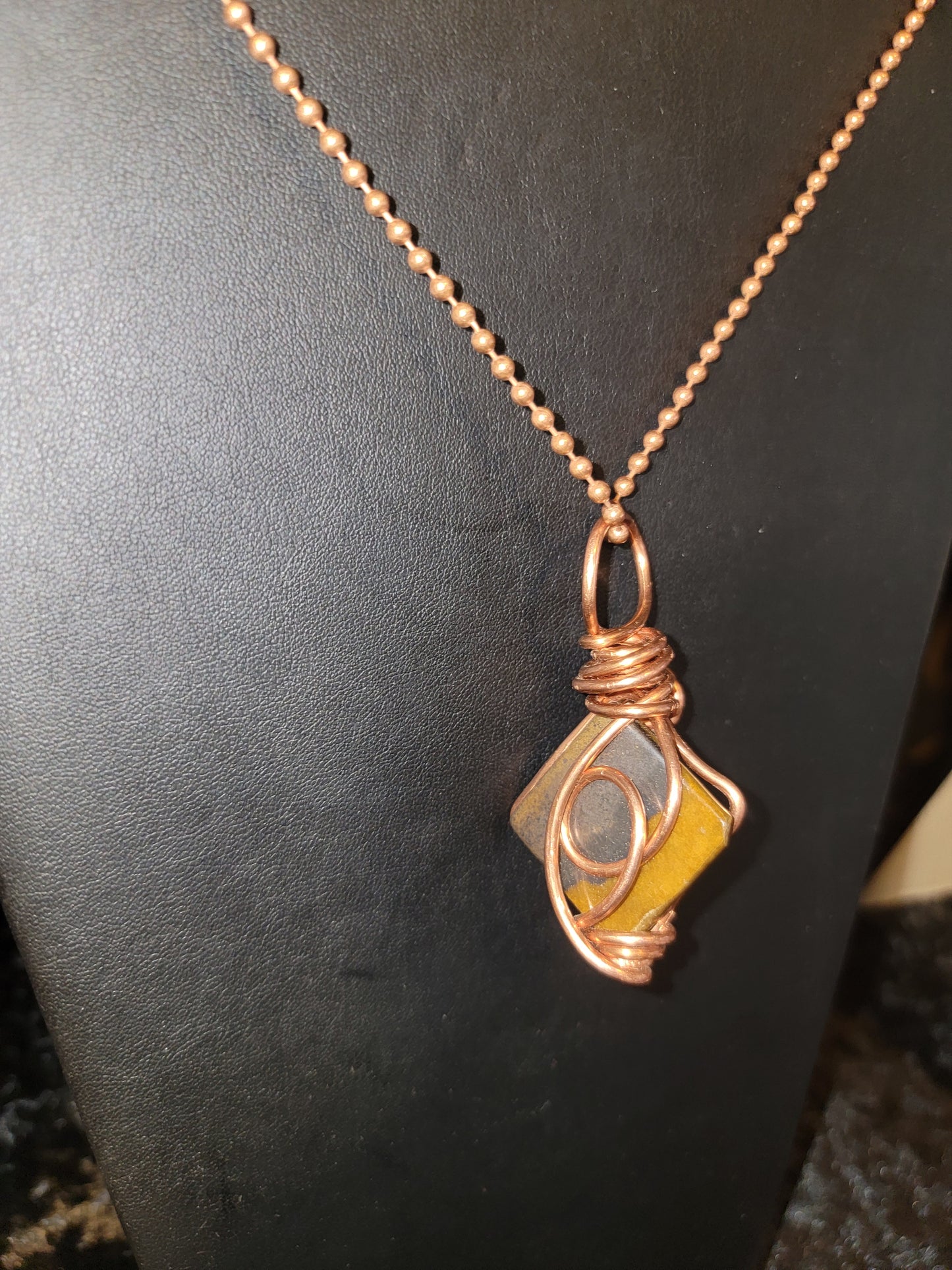 Tiger's Eye Pyramid Power Piece