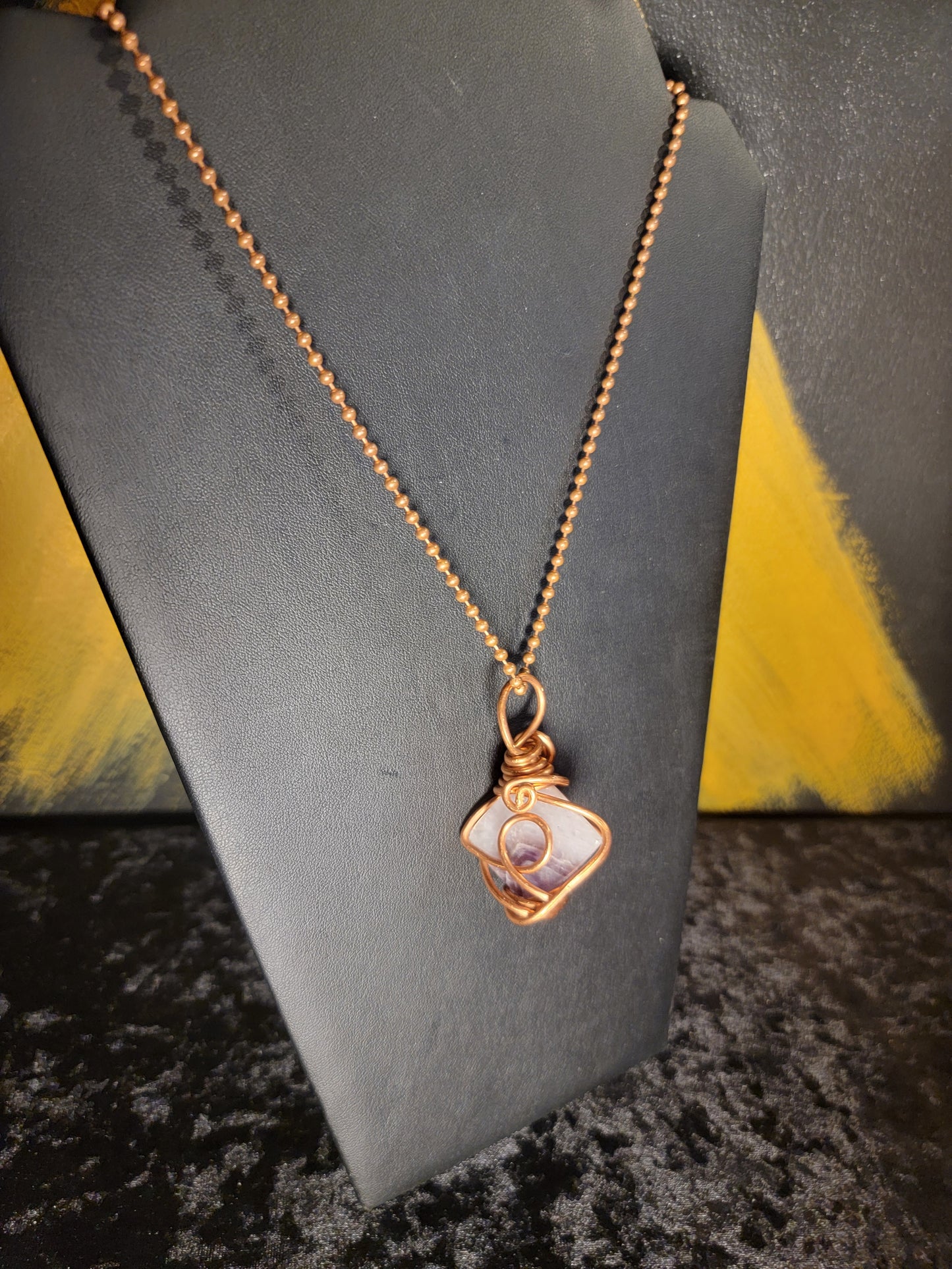 Amethyst Pyramid Power Piece