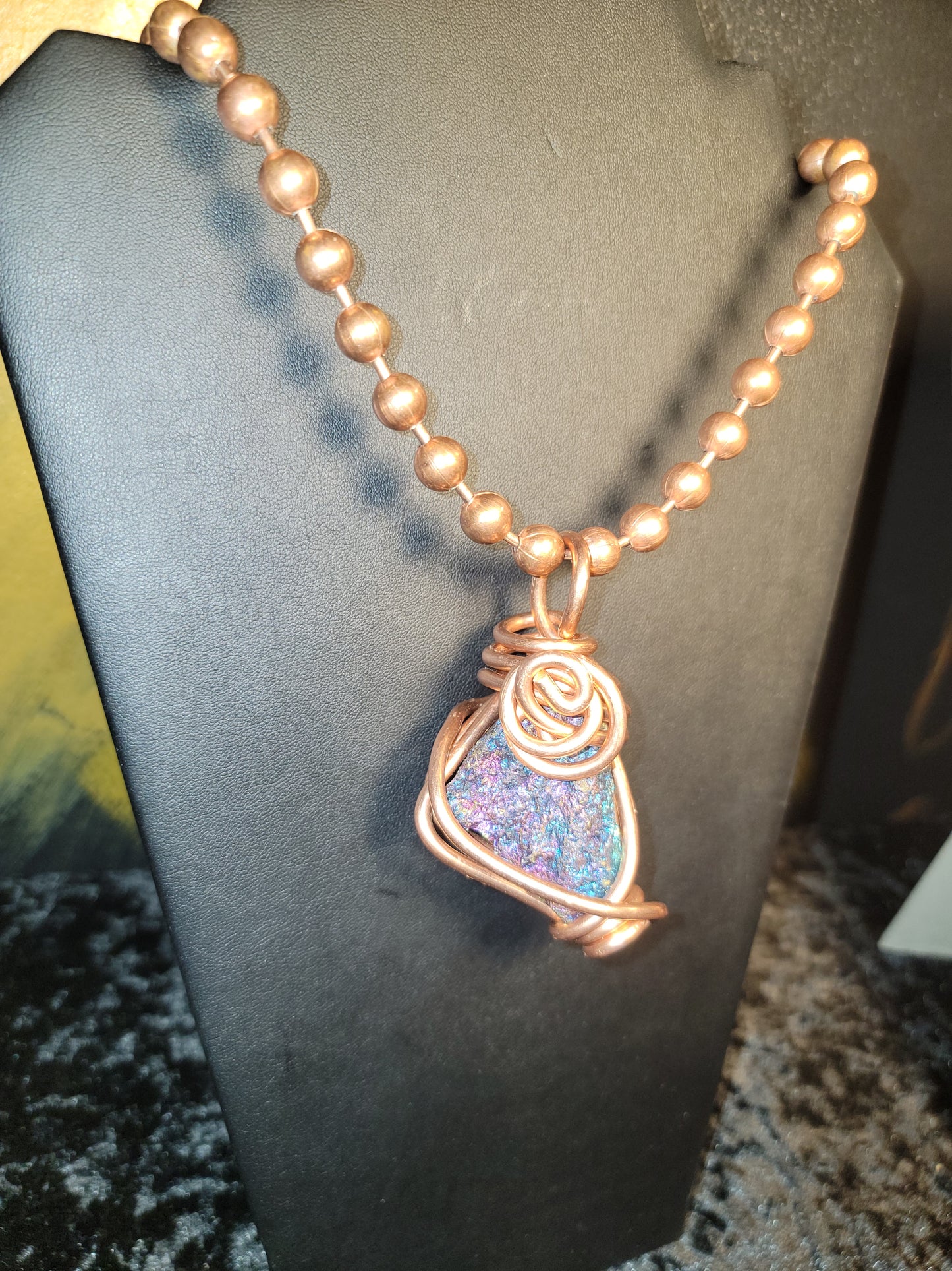 Peacock Pyrite Piece
