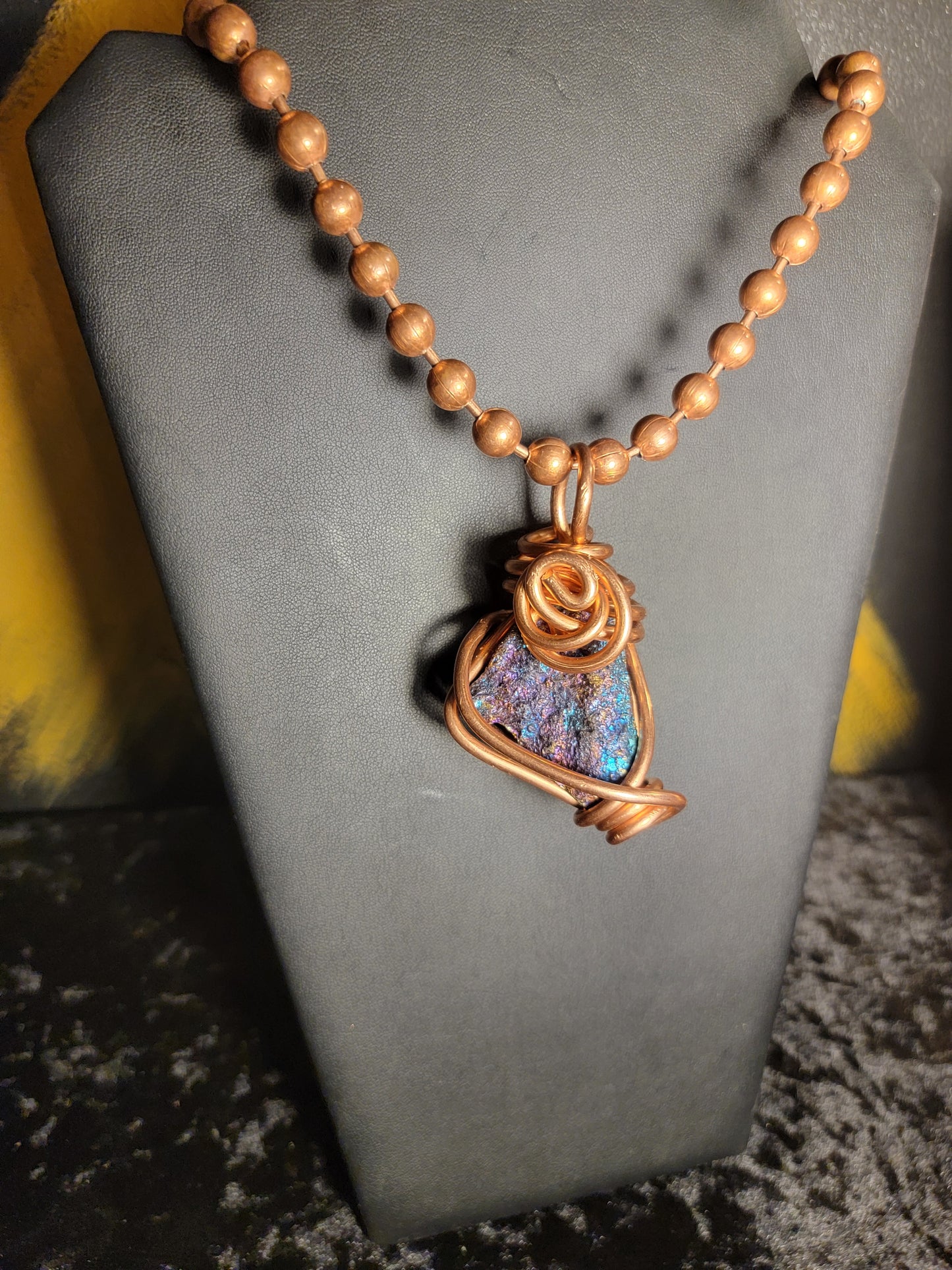 Peacock Pyrite Piece