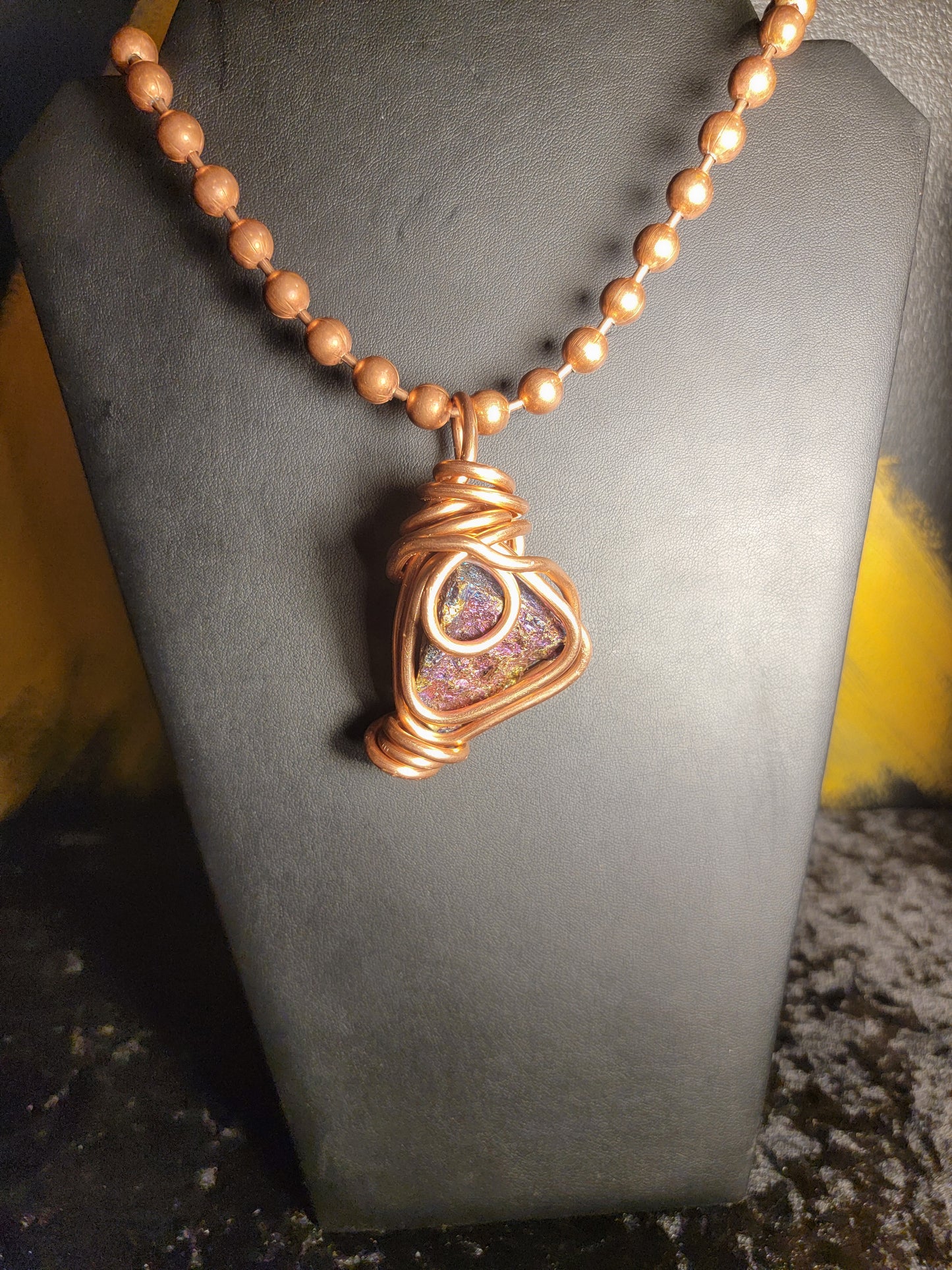 Peacock Pyrite Piece