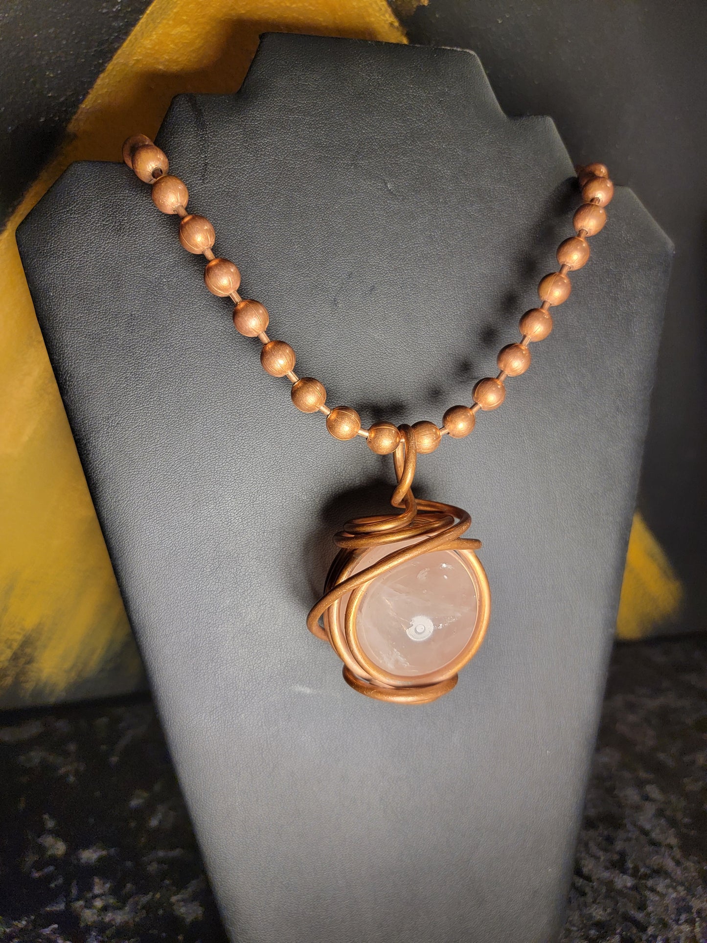 Rose Quartz Rotating Lantern