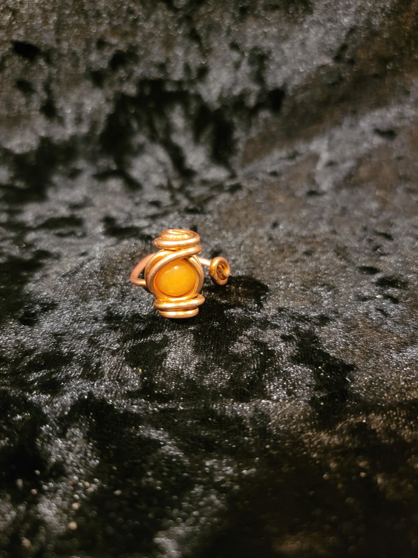 Carmelian Rotating Lantern Ring