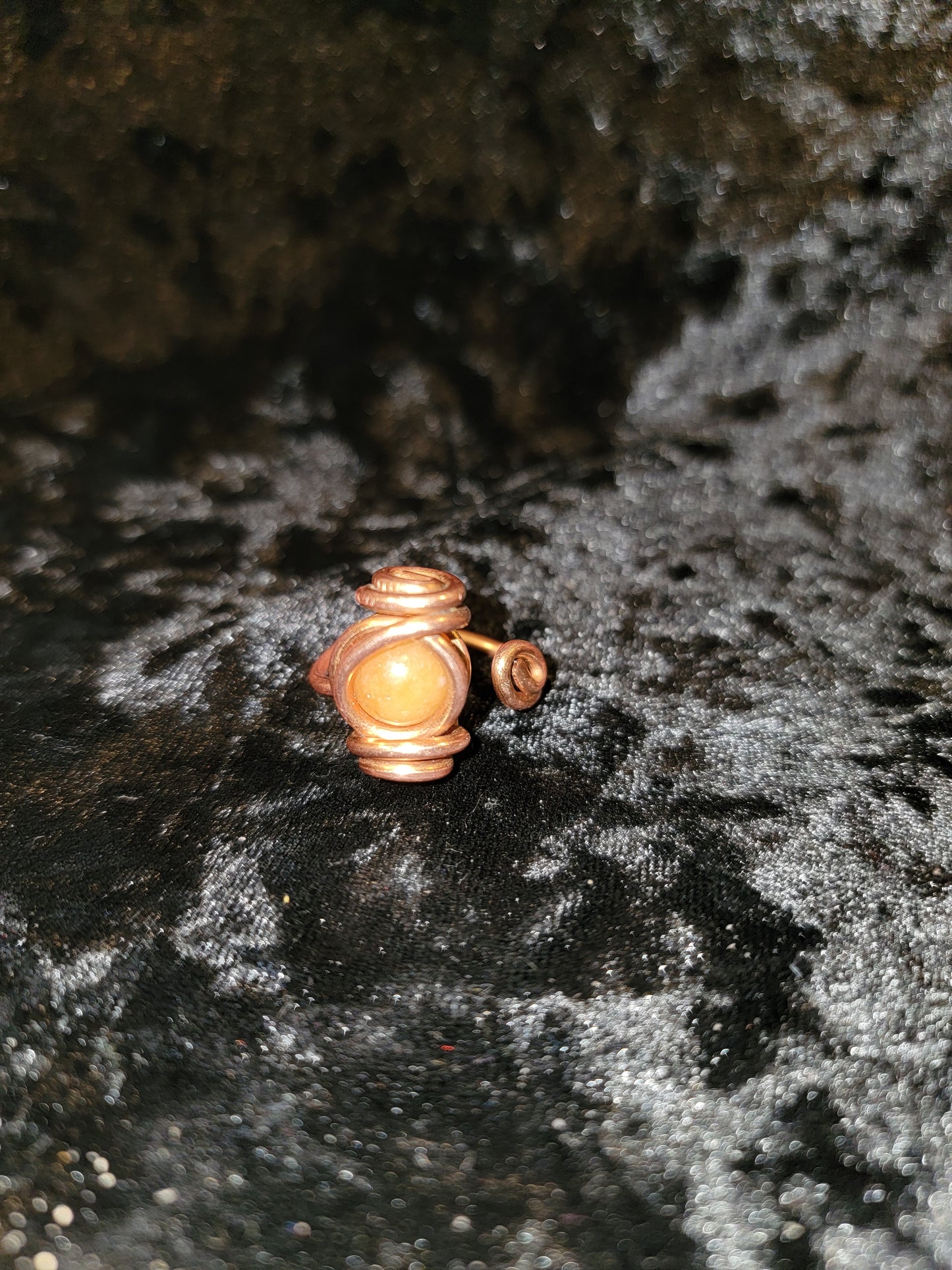 Carmelian Rotating Lantern Ring
