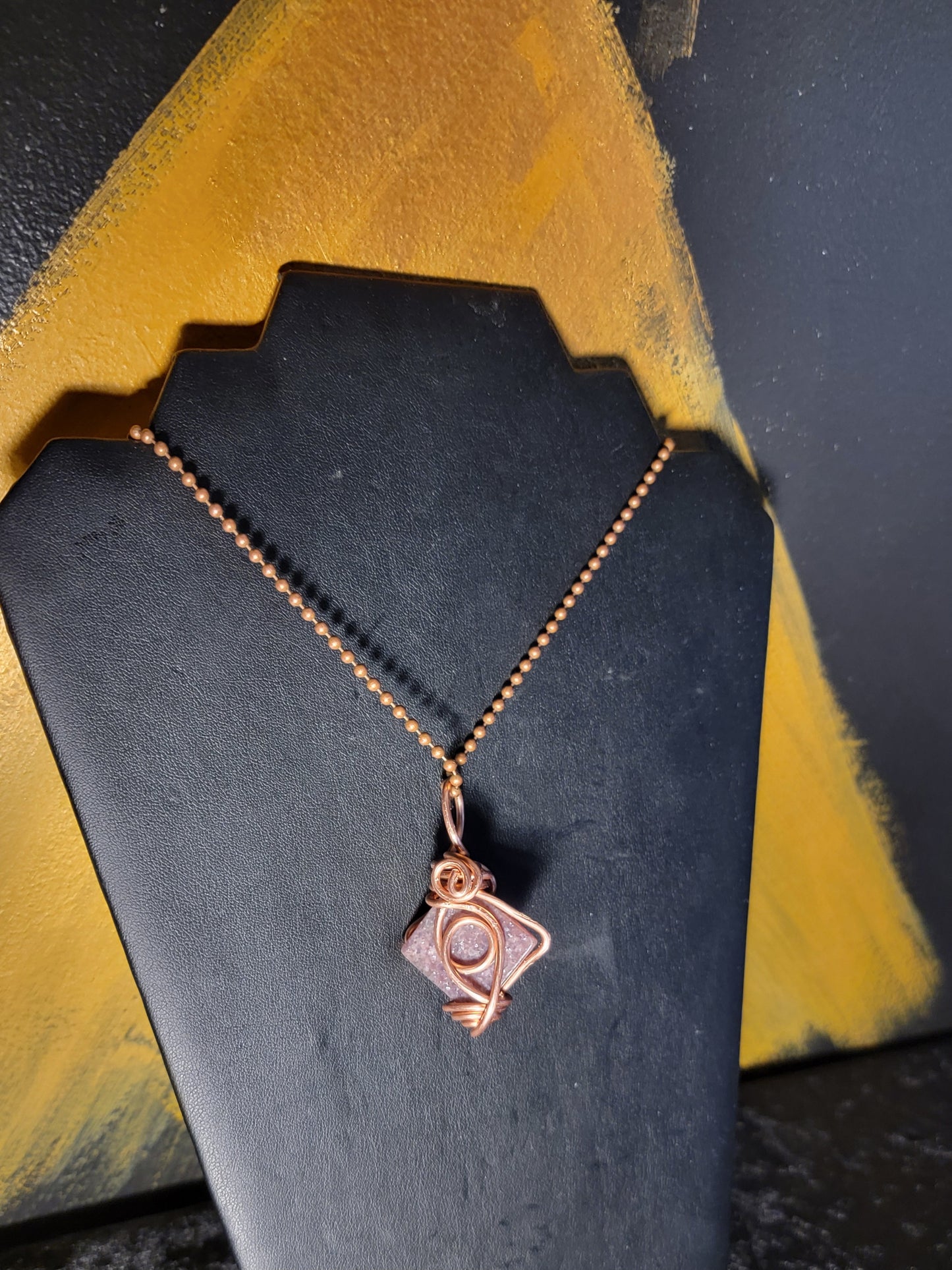 Lepidolite Pyramid Power