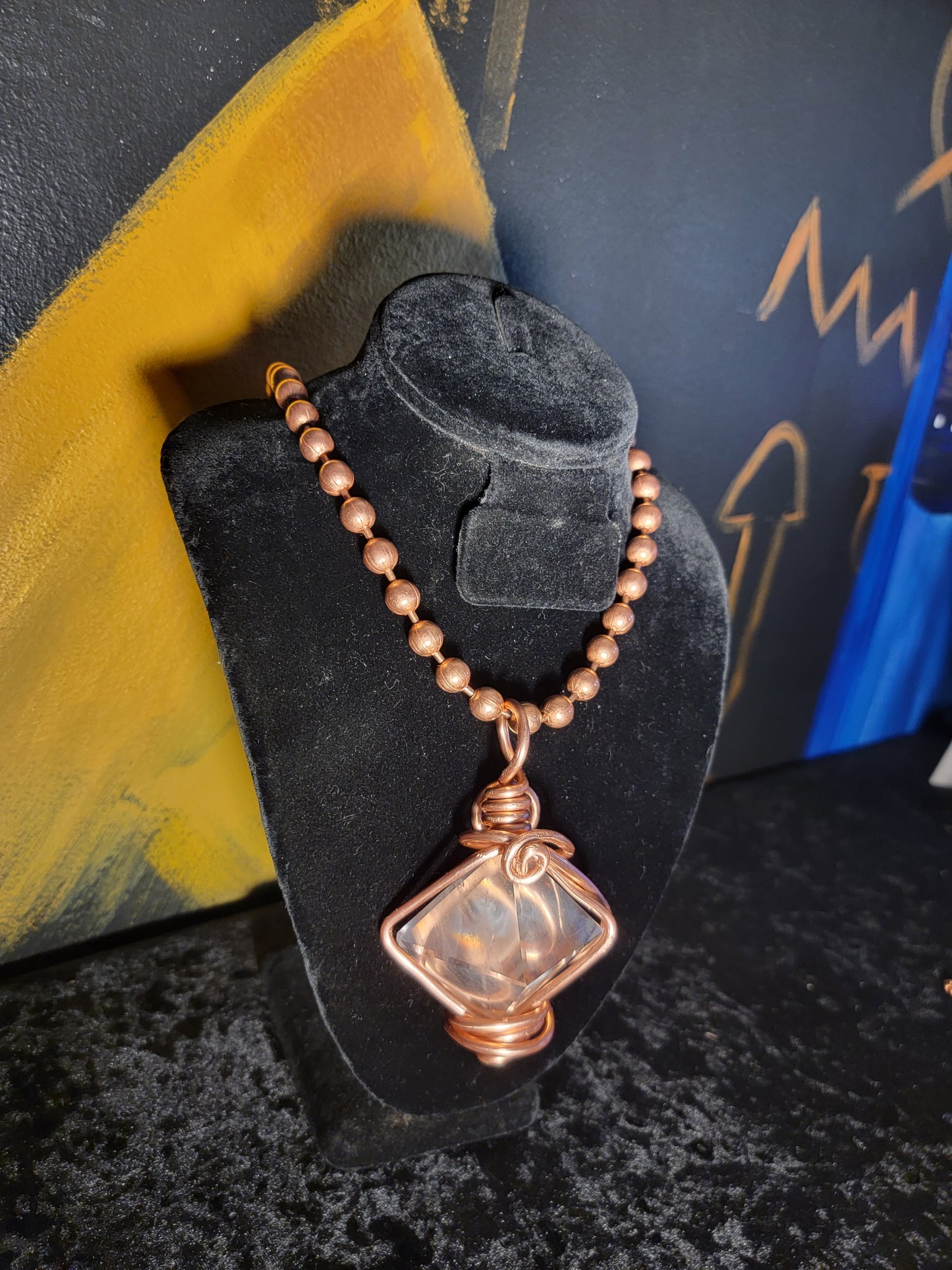 Aura Quartz Pyramid Power Piece
