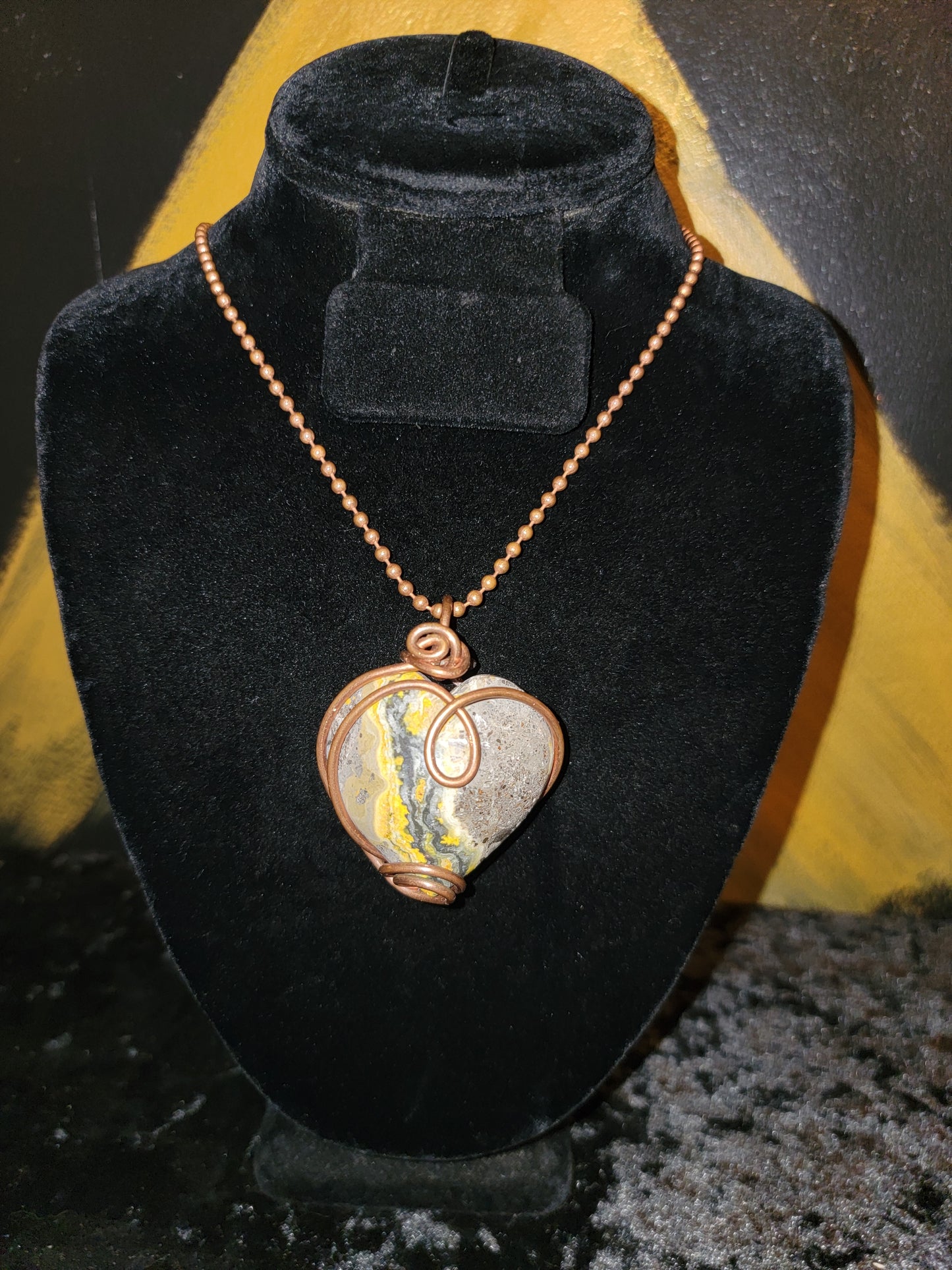 Bumblebee Jasper Healed Heart