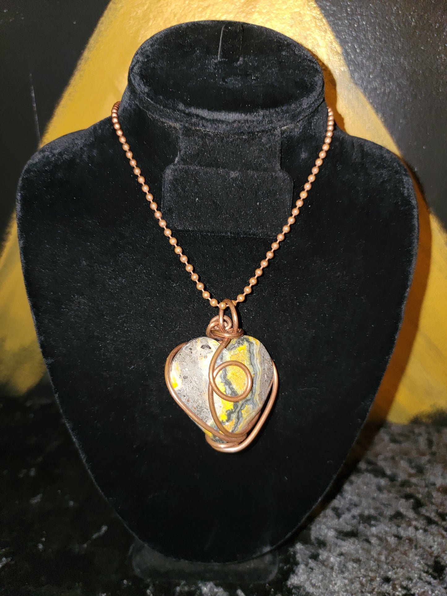 Bumblebee Jasper Healed Heart
