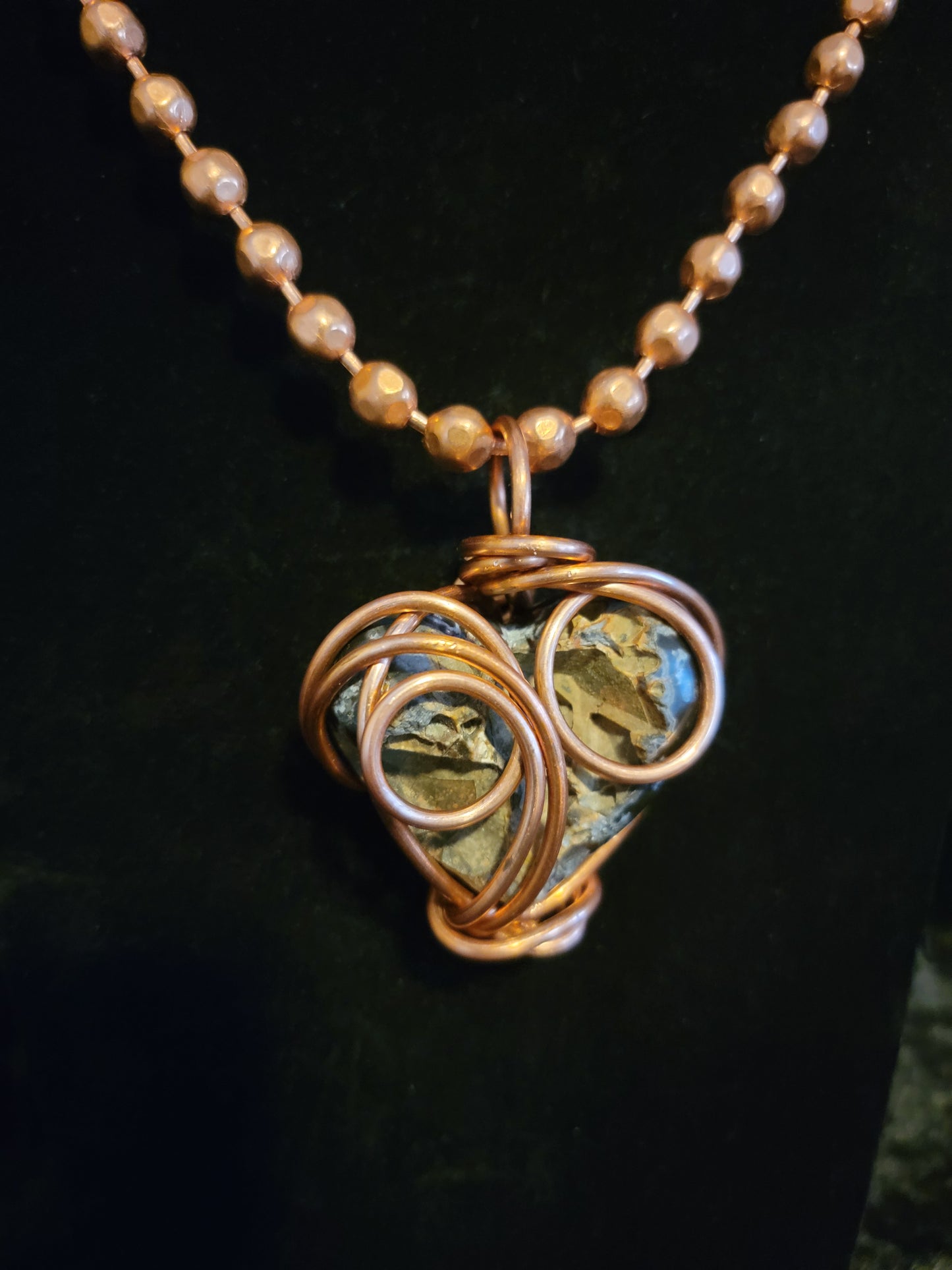 Druzy Agate Healed Heart