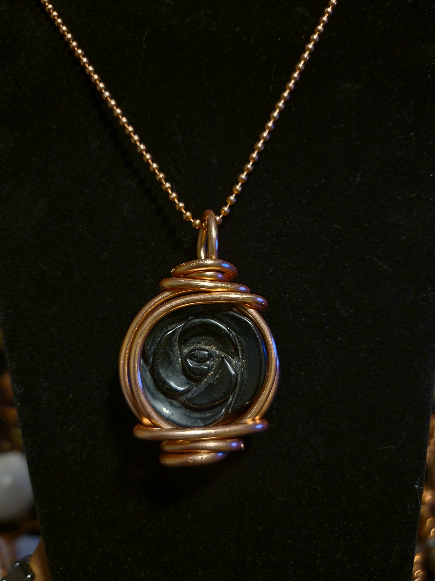 Black Agate Rose 🌹
