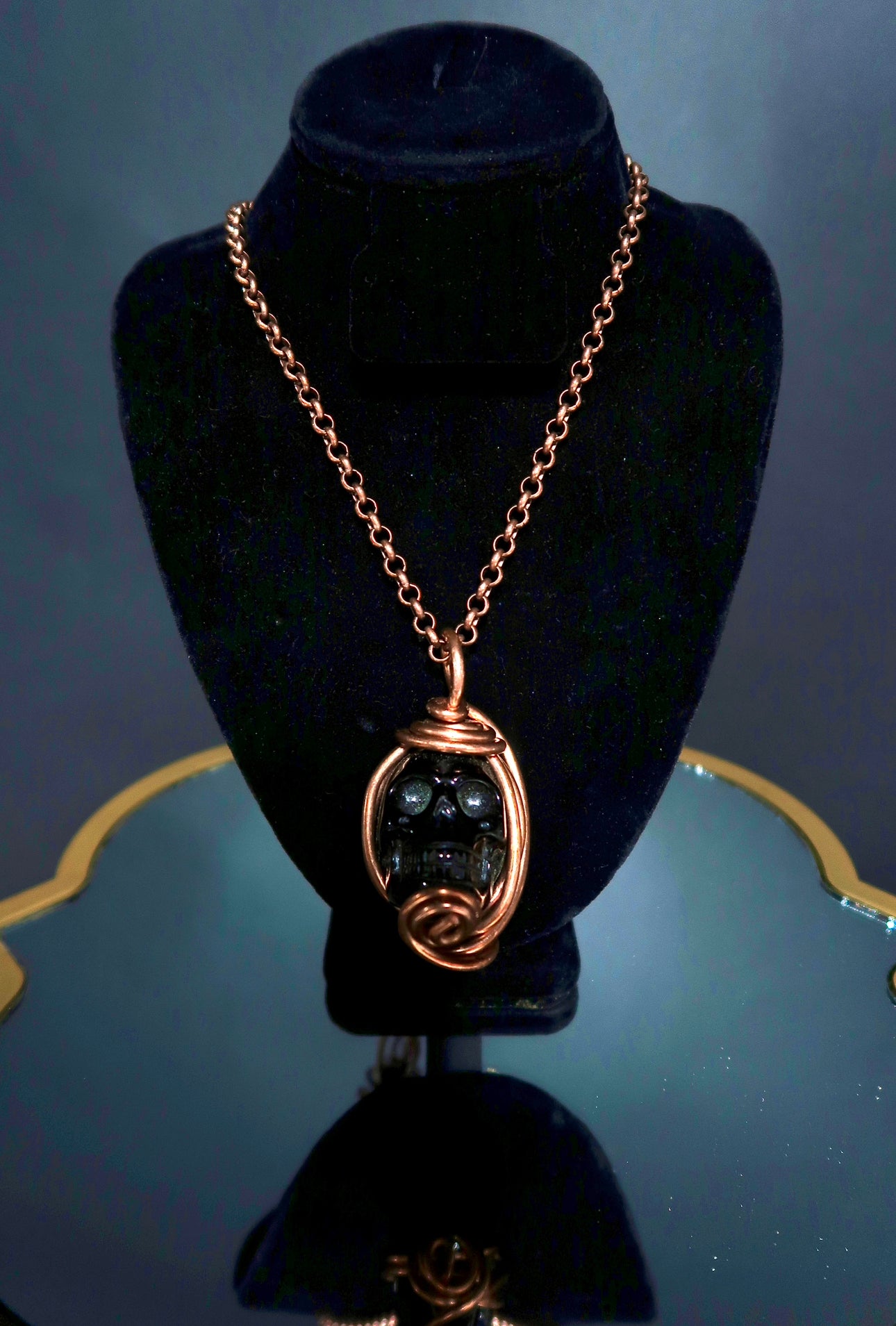 Black Obsidian Sacred Skull