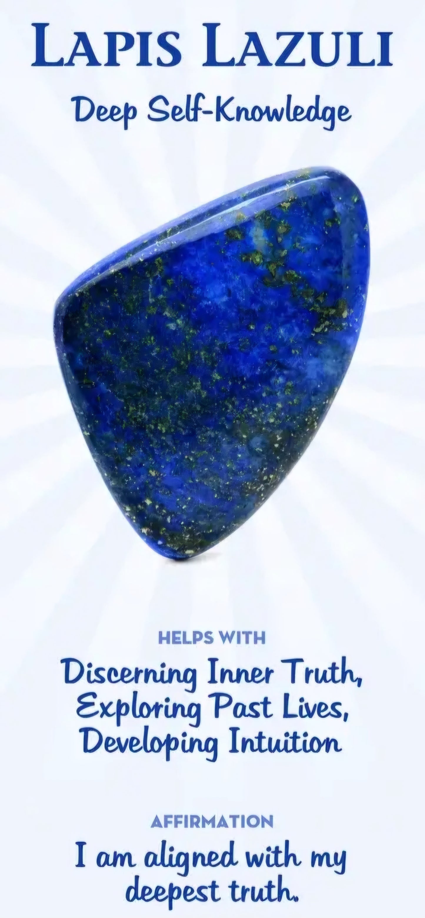 Lapis Lazuli Healed Heart