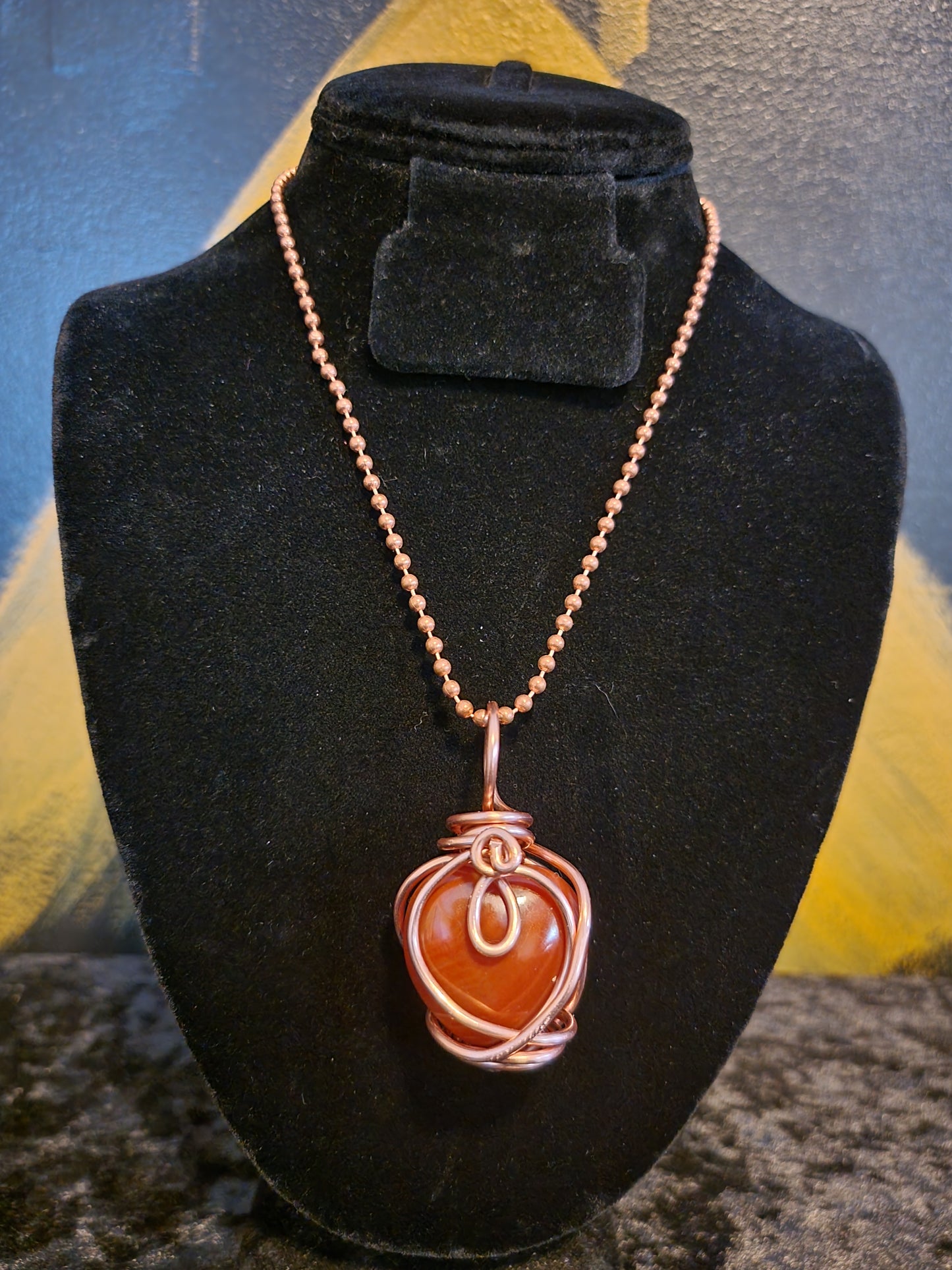 Carnelian Healed Heart