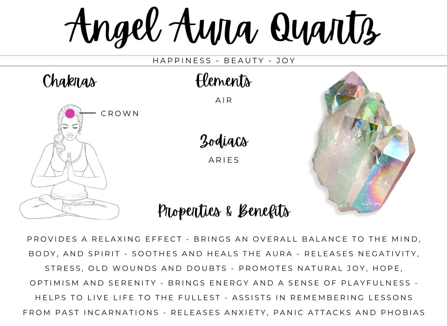 Aura Quartz Pyramid