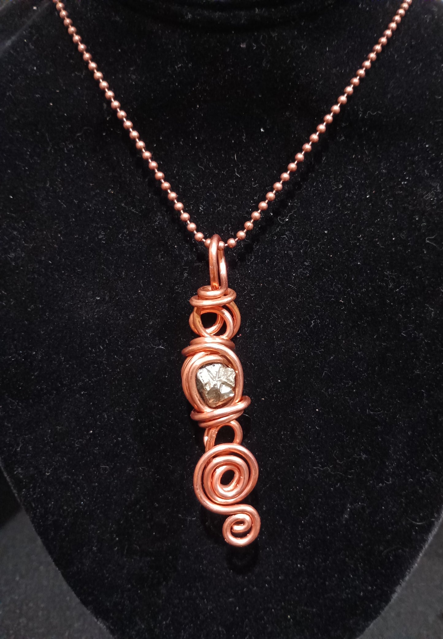 Small Pyrite Pendant