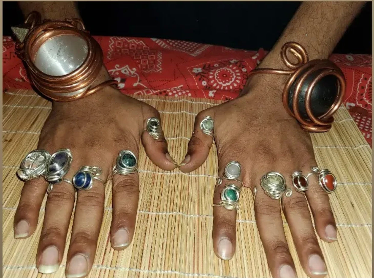 Sterling Silver Spiral Rings