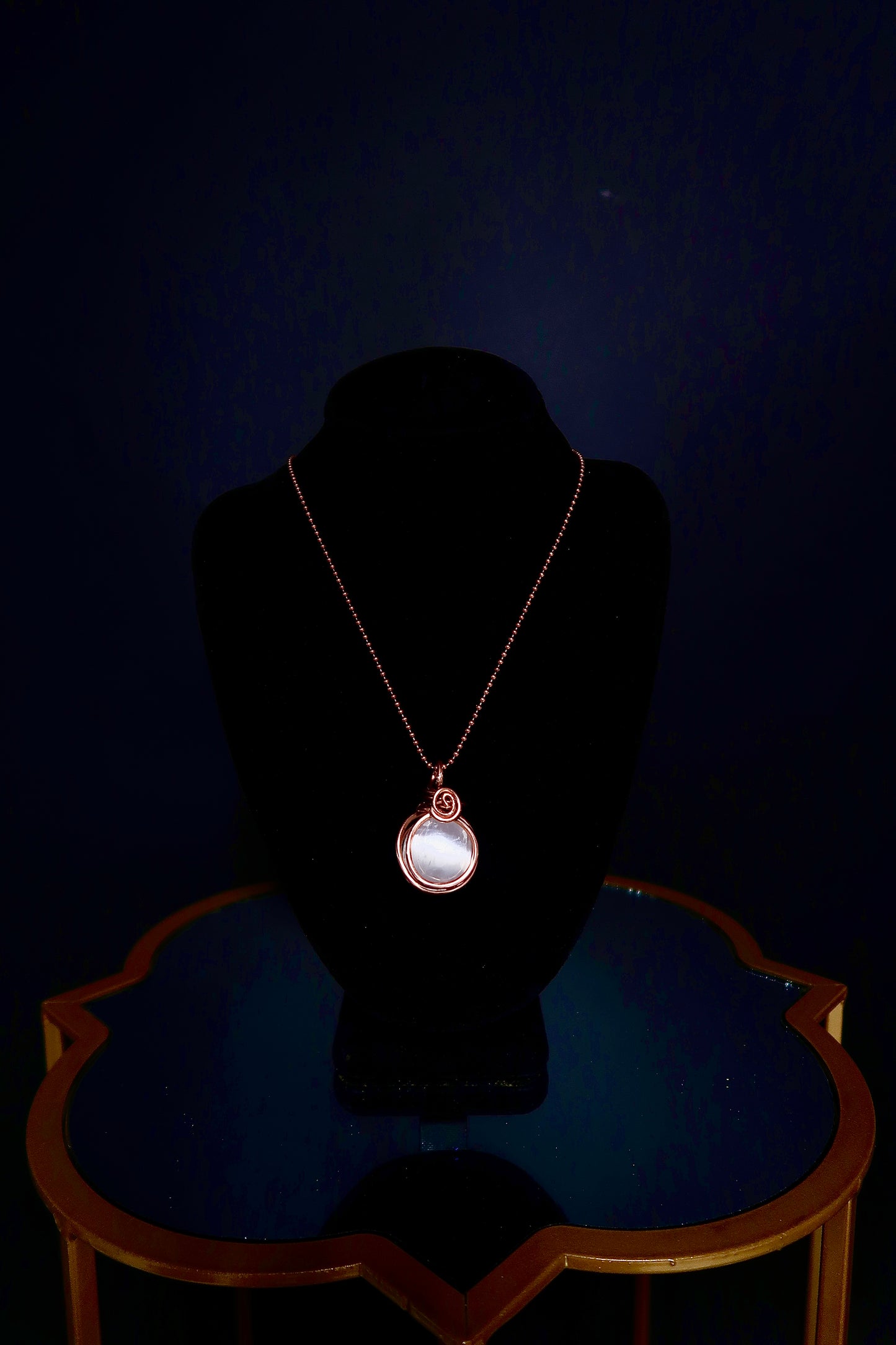 Selenite Mini Moon
