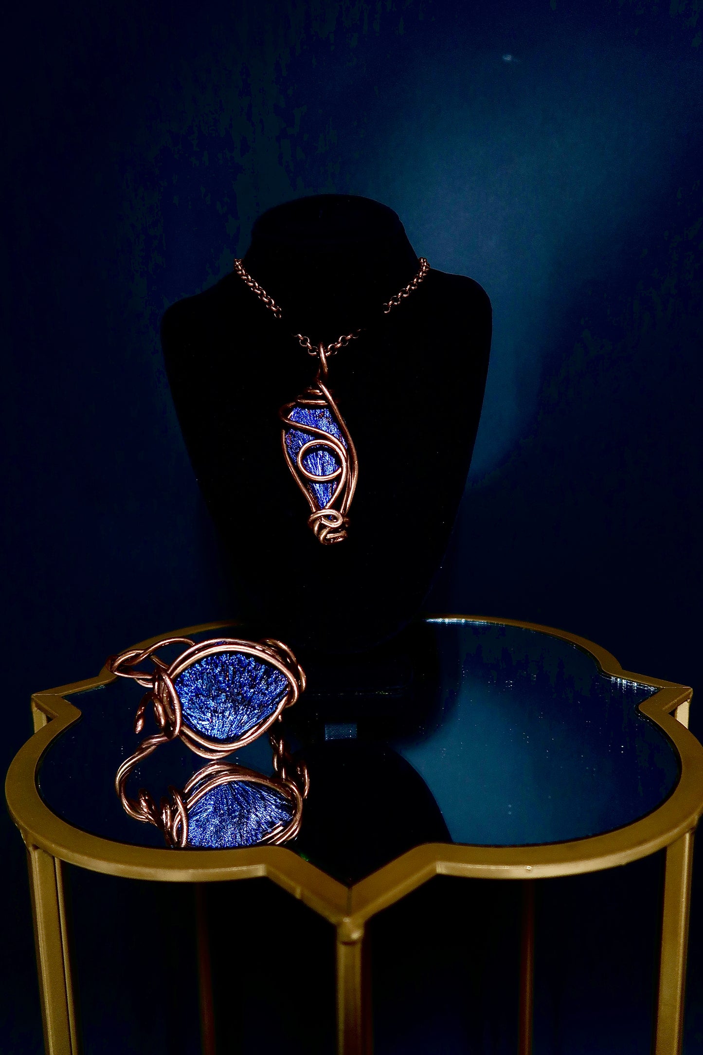 Aura Kyanite Necklace