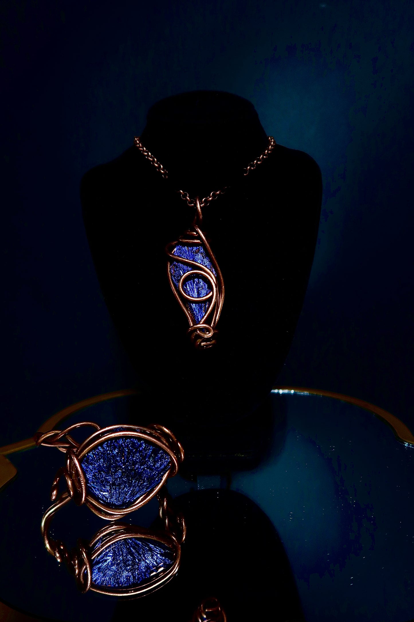 Aura Kyanite Necklace