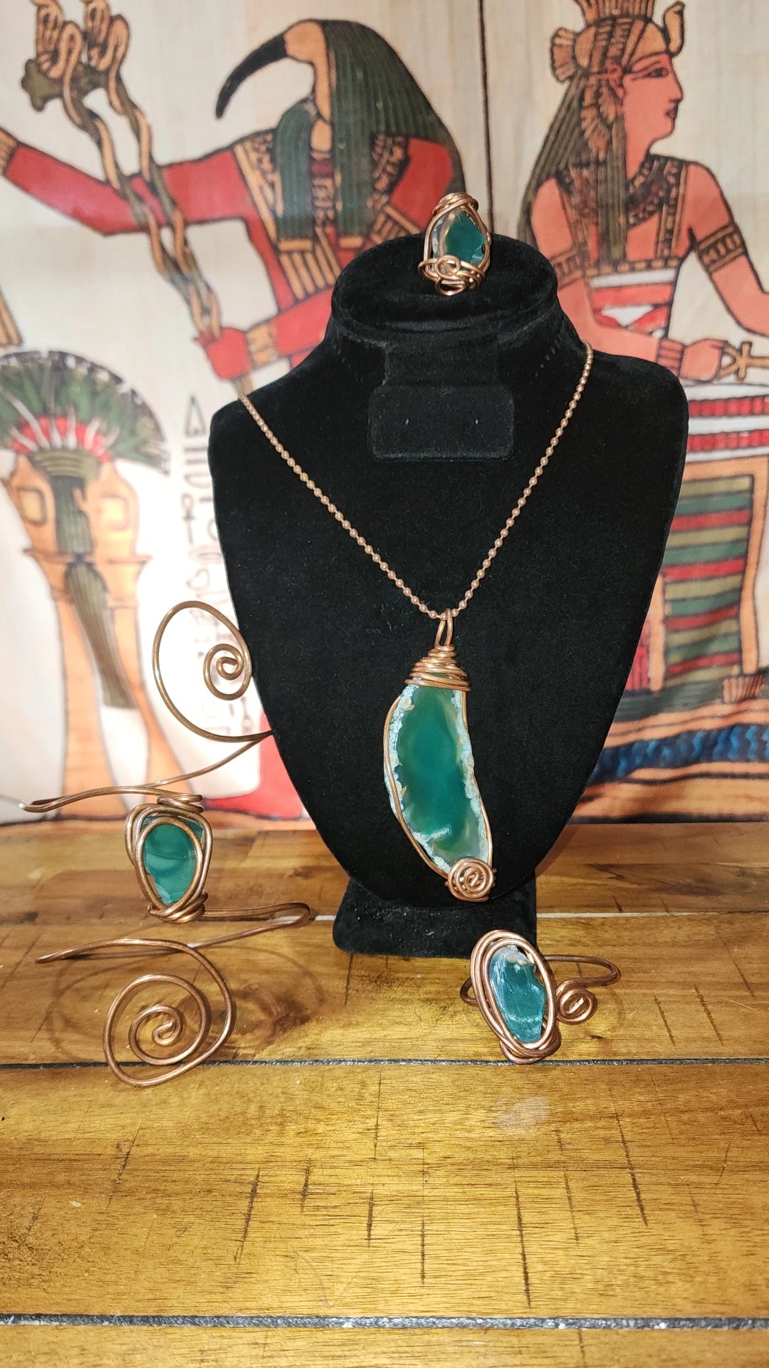 Green Agate Slice Collection