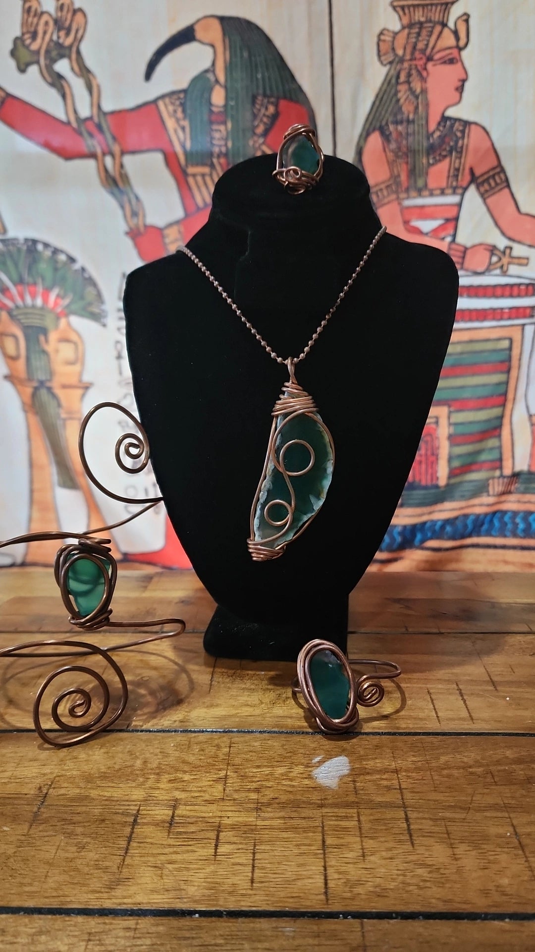 Green Agate Slice Collection