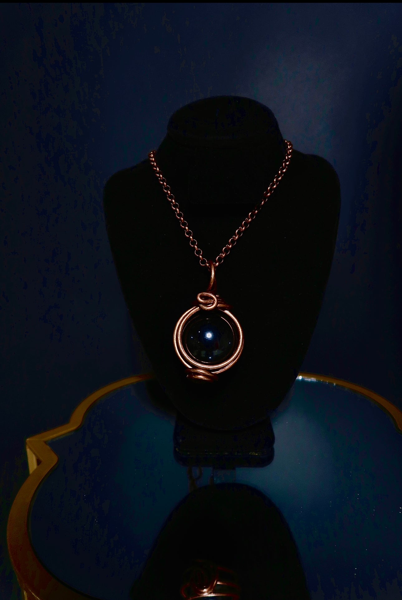 Nu Moon Obsidian Rotating Lantern