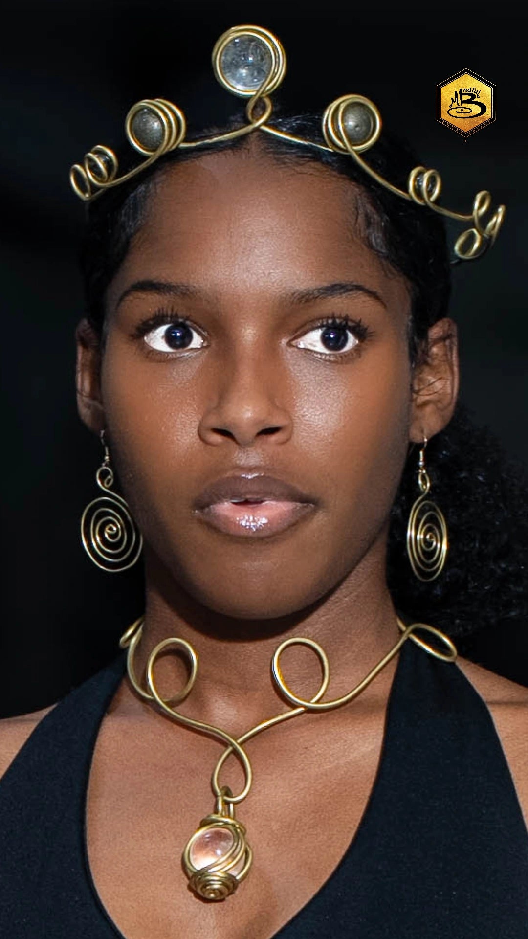 Queen Tings Quartz x Pyrite Crown (Only)