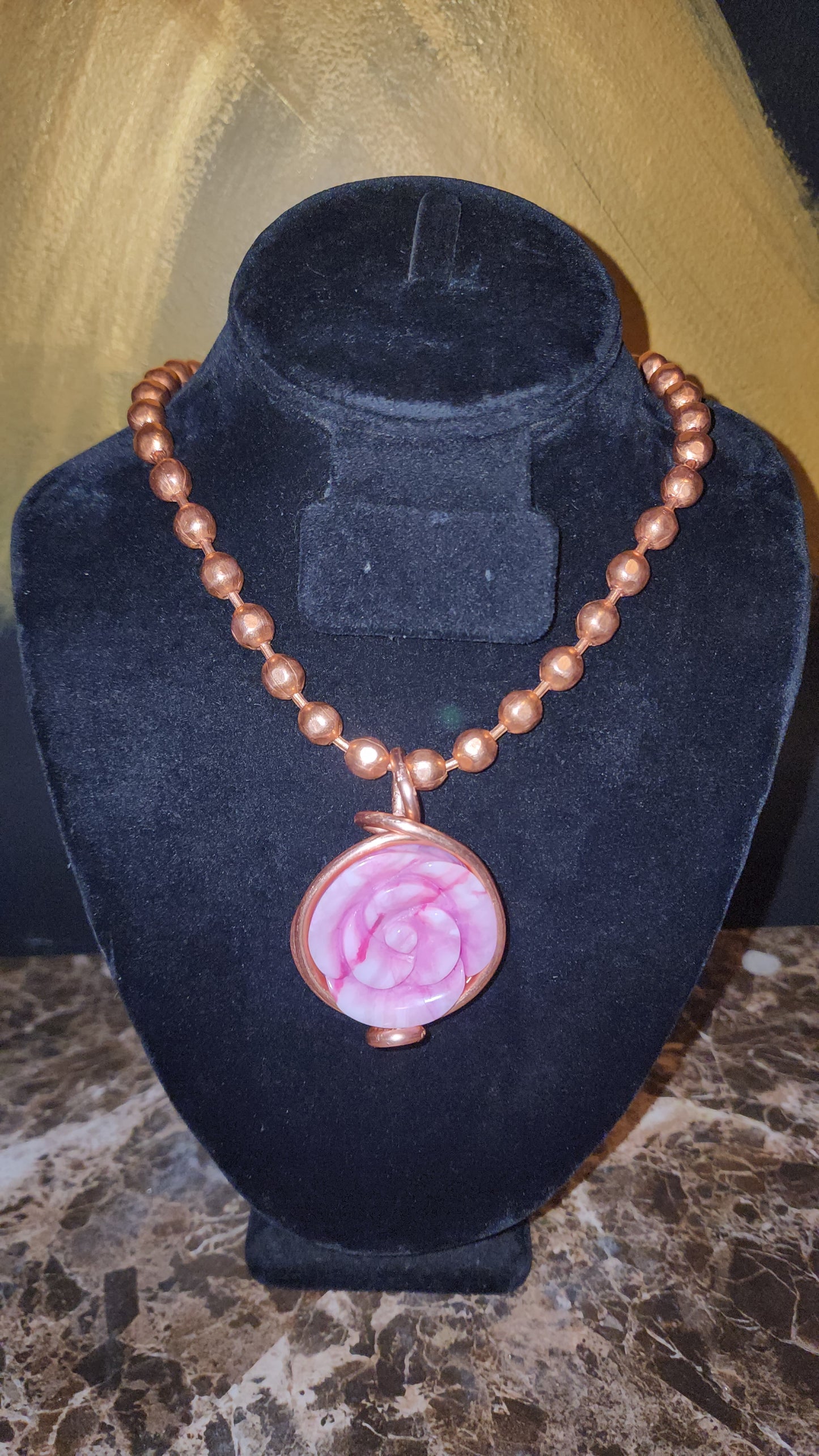 Pink Agate Rose