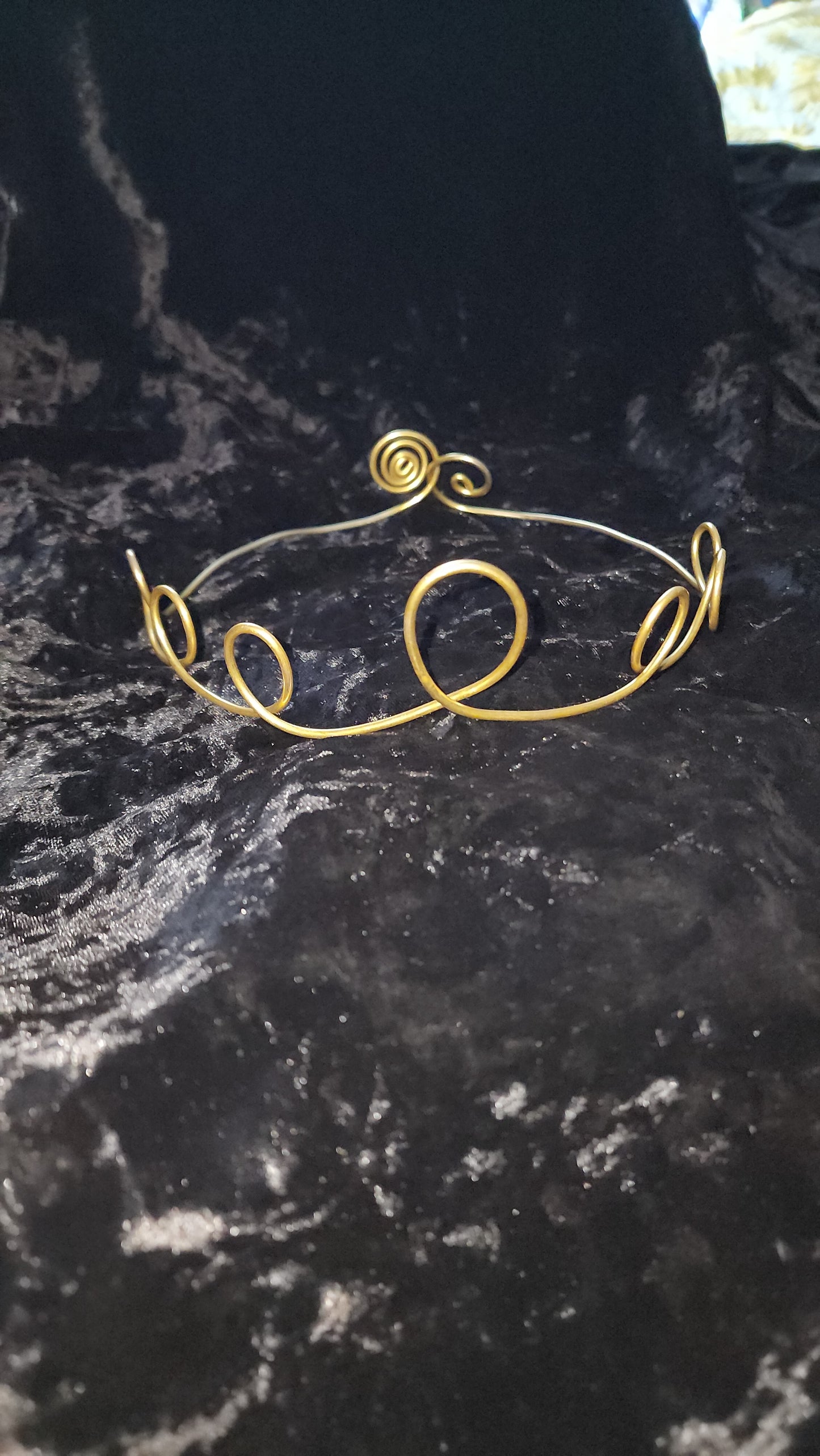 Queen Tings Crown in Brass