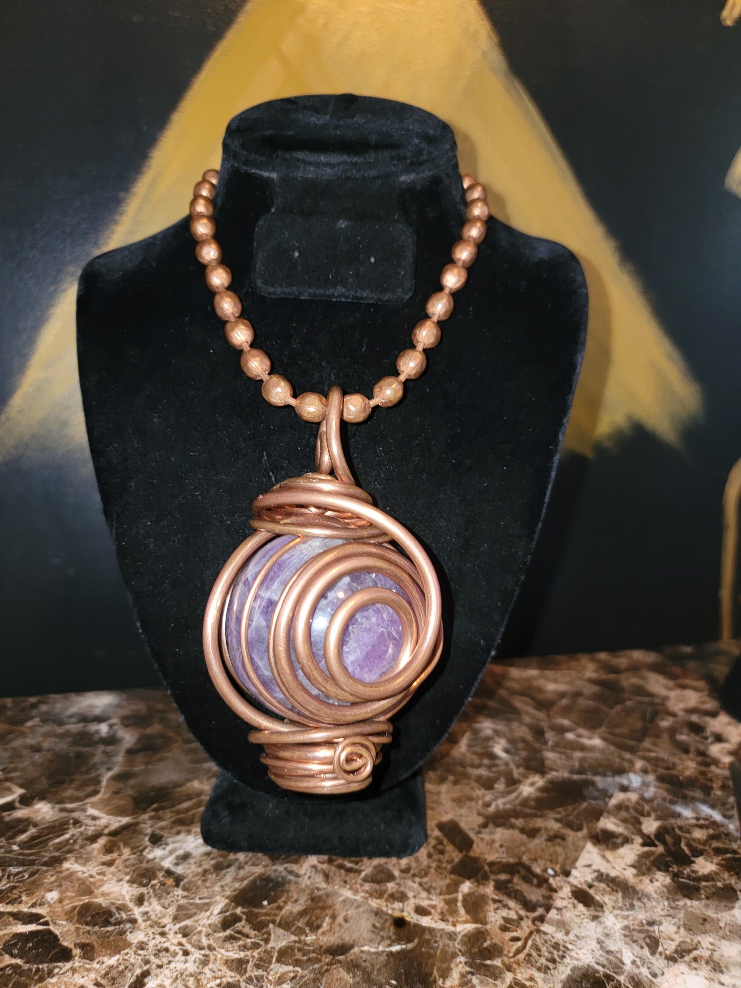 Deluxe Amethyst Rotating Lantern